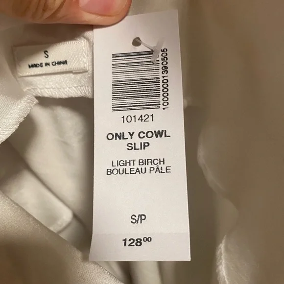 Aritzia Cowl Slip Dress in white - Picture 5 of 5